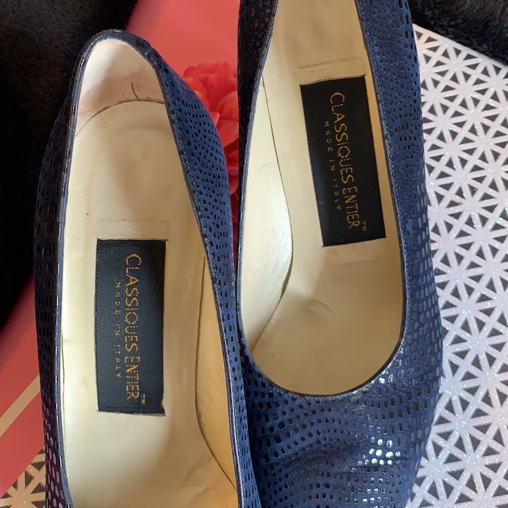 Classifies Entier Blue Patterned Shoes - image 4